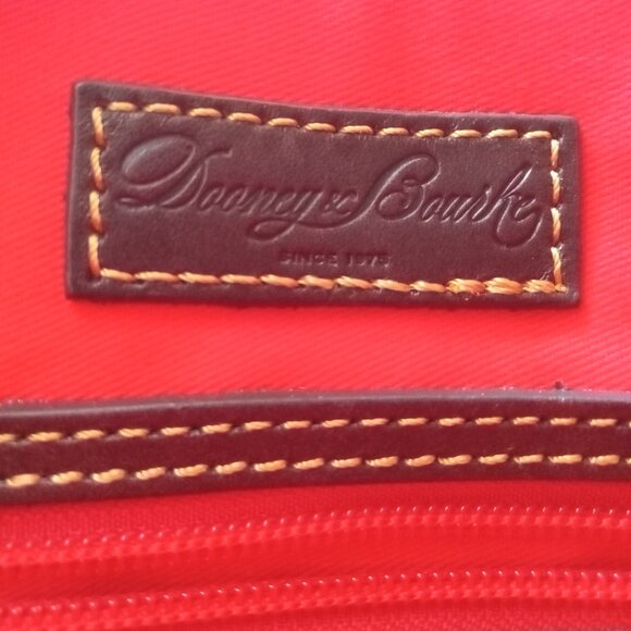 Dooney & Bourke Heidi Satchel Florentine Leather Red Women's Handbag Purse Girl - Picture 10 of 12